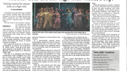 Suffolk County News – Theater Sets High Bar with “Hello, Dolly!”